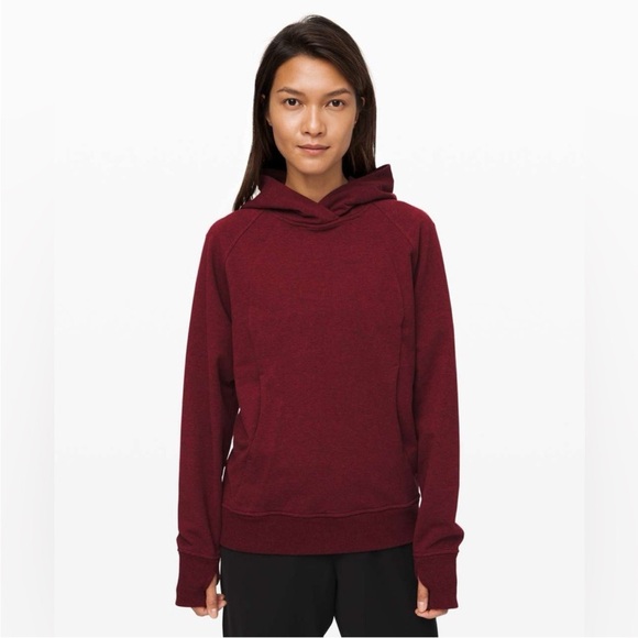lululemon athletica Tops - Lululemon Athletica Deep Red Sweatshirt